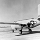 The exhausts of the twin turbojet engines are visible here, as well as the greatly enlarged vertical stabilizer (US Air Force)